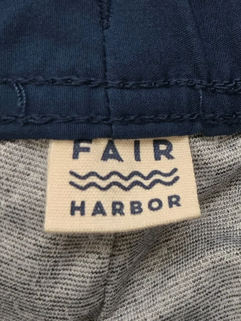 Fair Harbor Lined Swim Trunks Mens Geo Pattern Outer Drawstring Mesh Pockets XXL